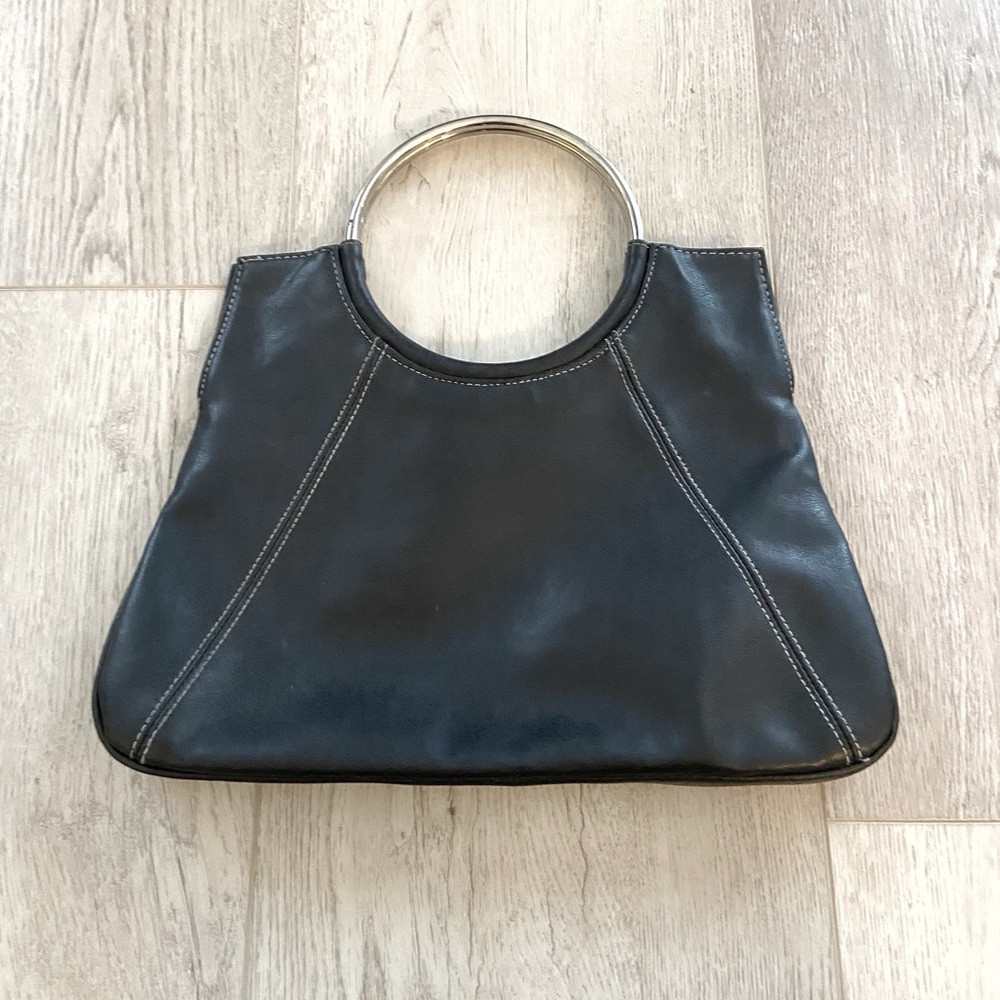 Le Chateau | Elegant Black Leather Handbag